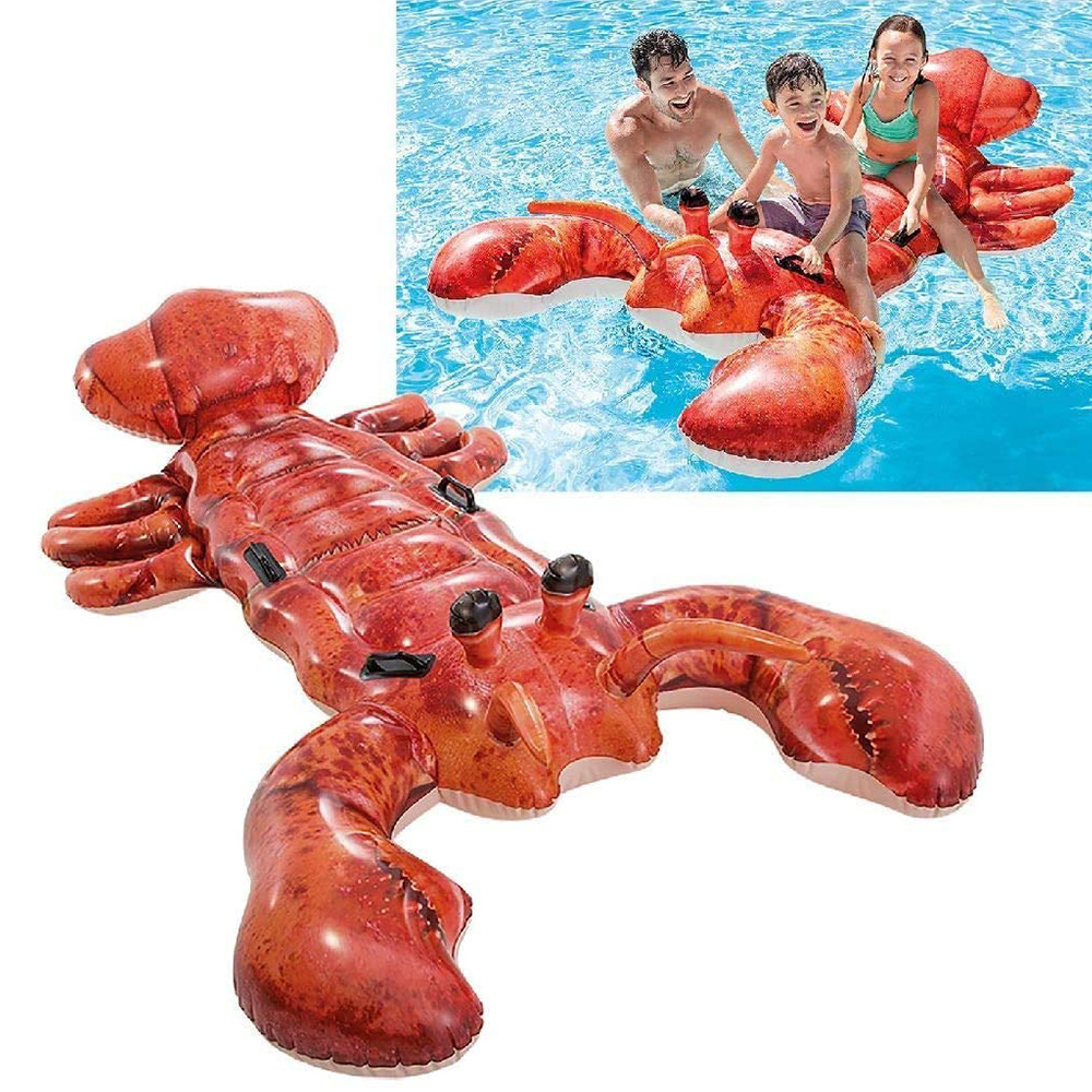 Надувная игрушка-наездник 213х137см "Краб" от 3 лет, Intex 57528