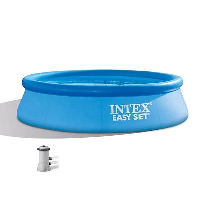 Бассейн Easy Set 457х84см, 9792л, фил.-насос 2006л/ч, Intex 28158