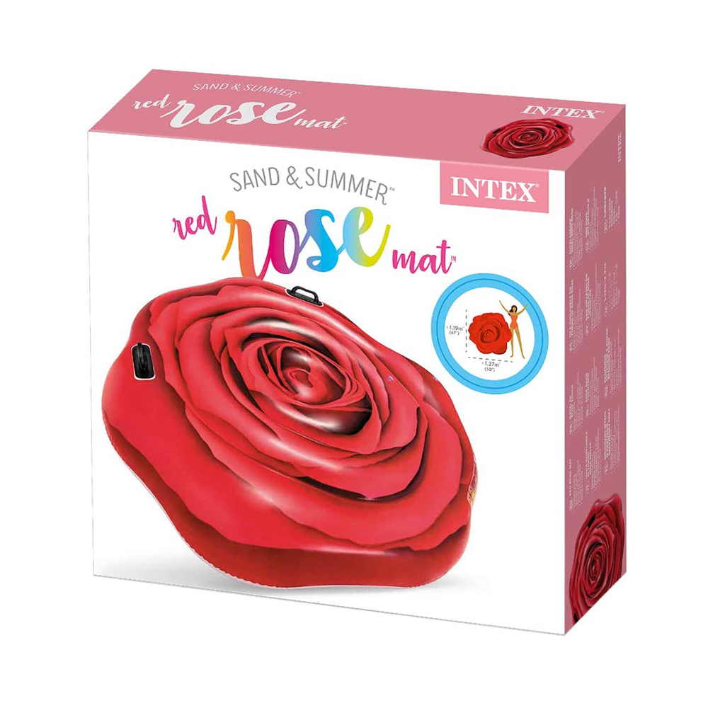 Надувной плотик 137х132см "Роза", Intex 58783