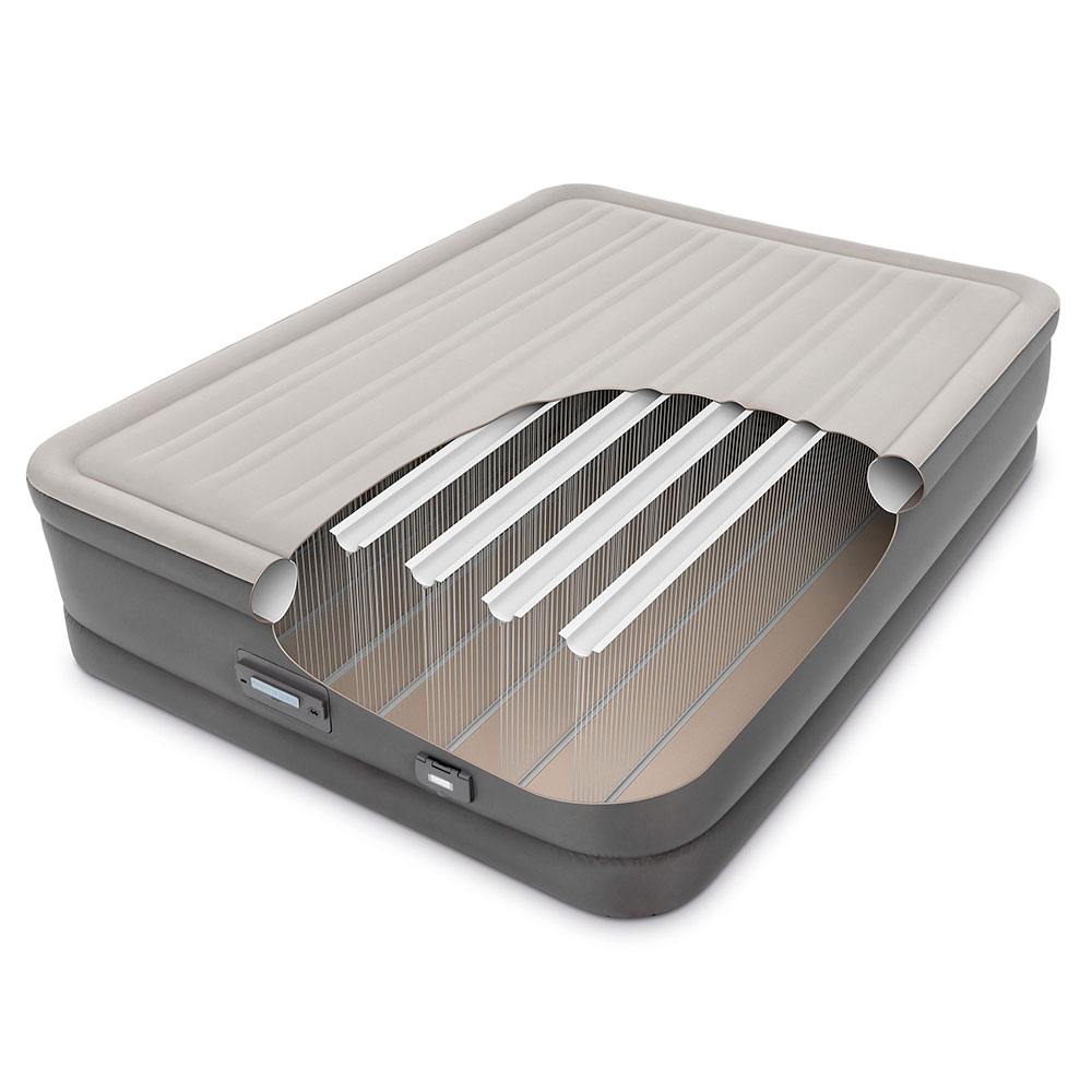 Надувная кровать 152х203х46см "Premaire Dream Support" встр.нас. 220В, до 272кг, Intex 64770