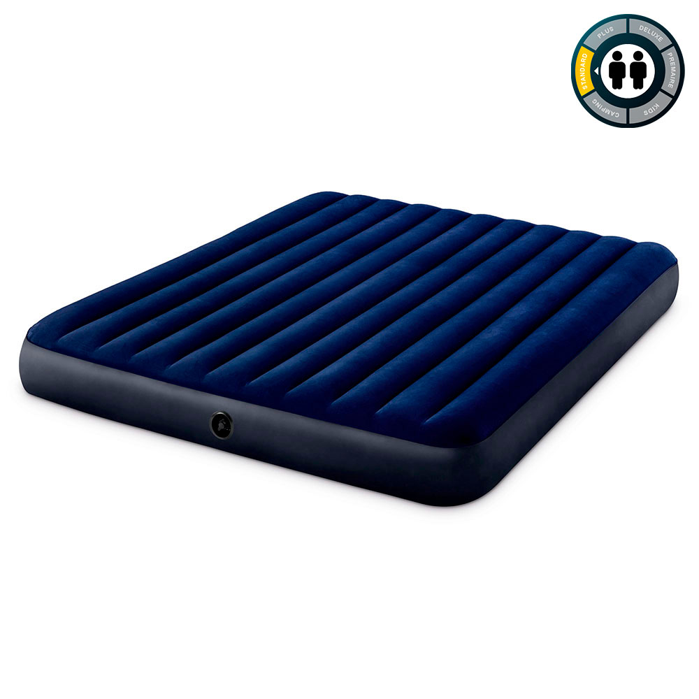 УЦЕНКА Надувной матрас 183х203х25см "Classic" до 272кг, Intex У64755