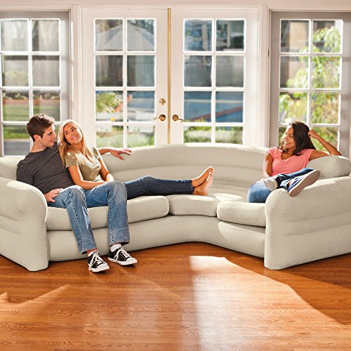 Надувной диван 257х203х76см "Corner Sofa" угловой, Intex 68575