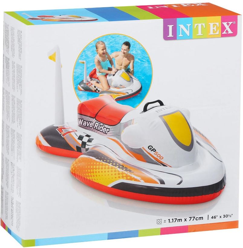 Надувная игрушка-наездник 117х77см "Гидроцикл" до 40кг, от 3 лет, Intex 57520