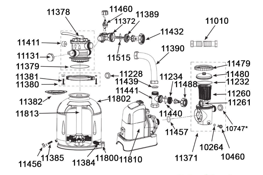 Уплотнительное кольцо для выпускного клапана, Intex 10264
