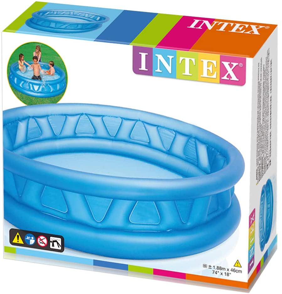 Детский надувной бассейн 188х46см, 790л, от 3 лет, Intex 58431