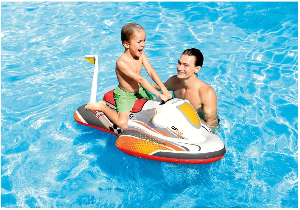 Надувная игрушка-наездник 117х77см "Гидроцикл" до 40кг, от 3 лет, Intex 57520