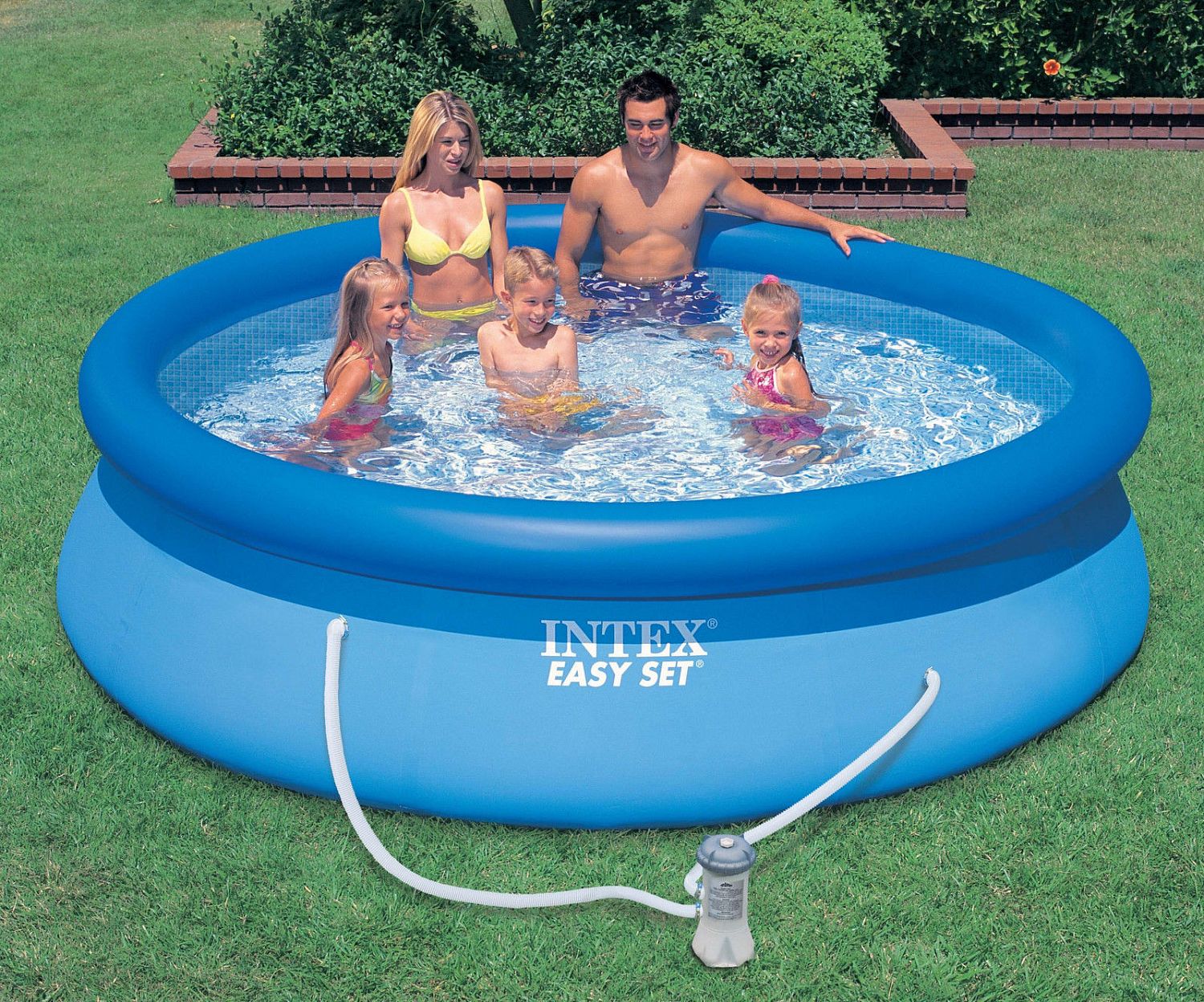 Бассейн Easy Set 396х84см, 7290л, фил.-насос 2006л/ч, Intex 28142