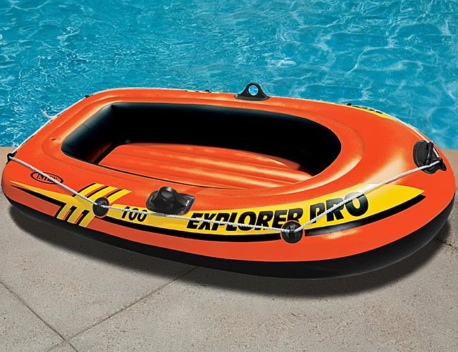 Надувная лодка "Explorer Pro 100" 160х94х29см, до 80кг, Intex 58355