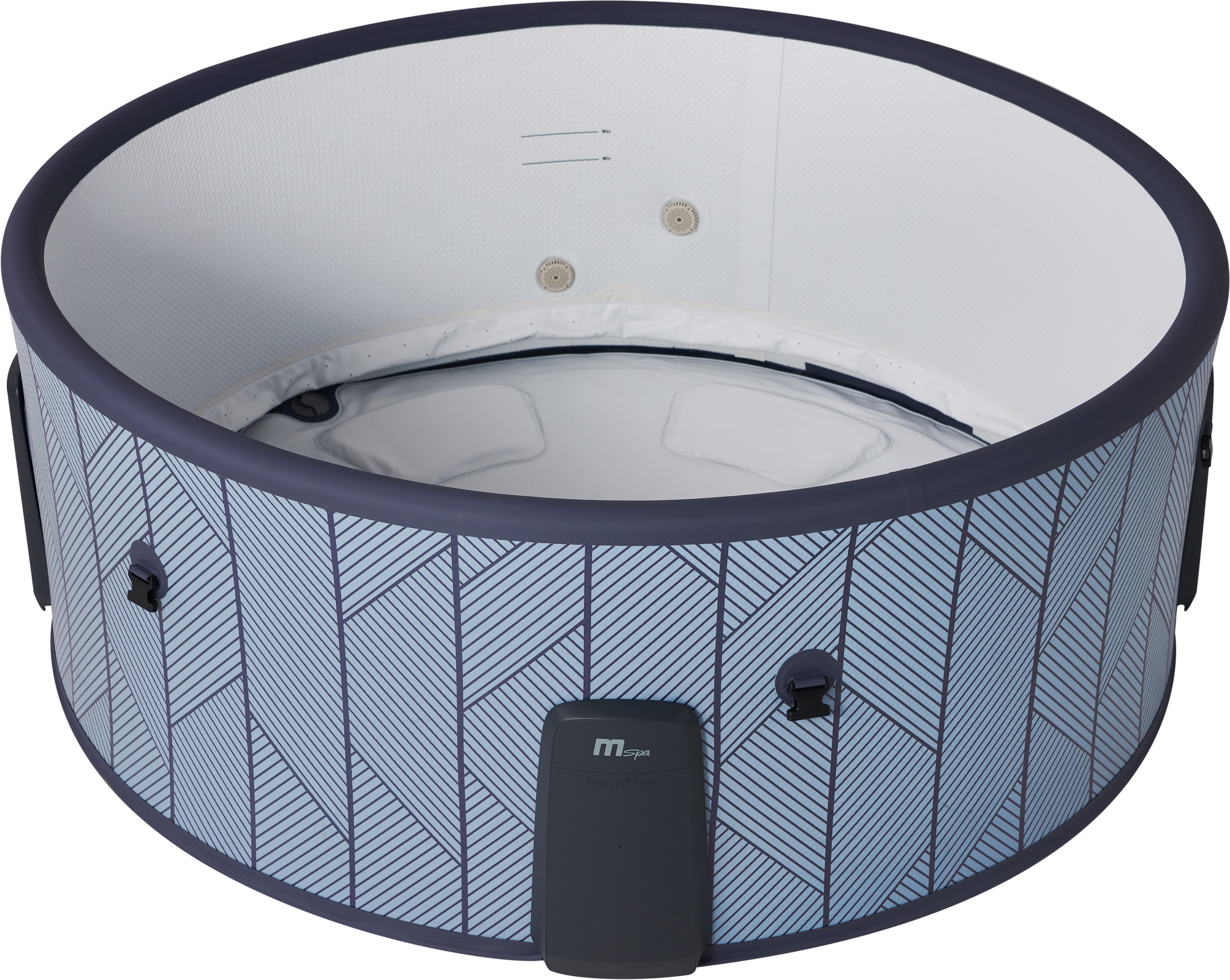 СПА-бассейн 180х65см "Tidal" 930л, круглый, гидромассаж, аэромассаж, MSpa F-TD066WE