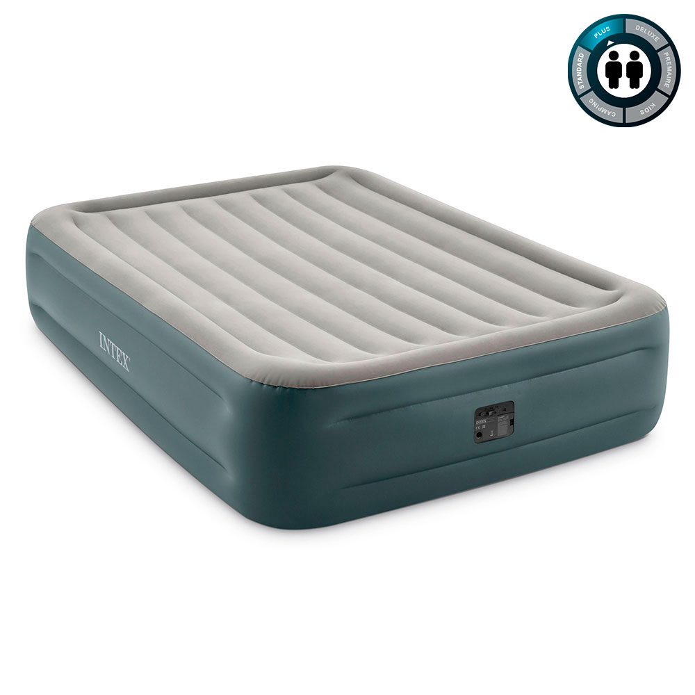 Надувная кровать 152х203х46см "Essential" встр.нас. 220В, до 272кг, Intex 64126