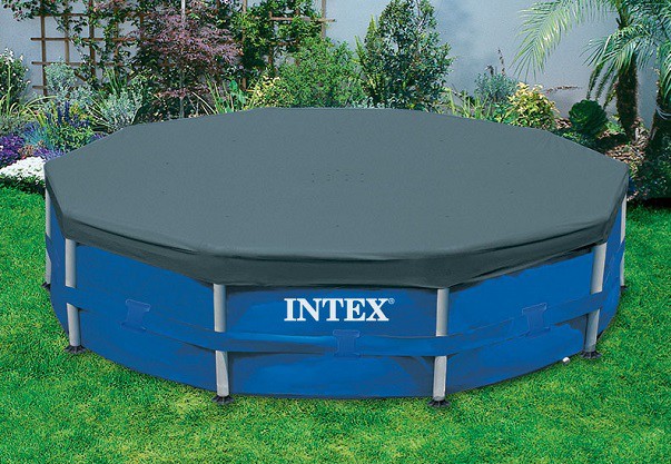 Тент для каркасного бассейна Metal Frame 457см (D457х25см), Intex 28032