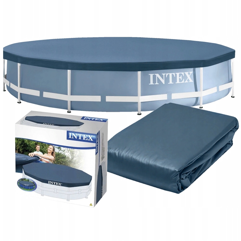 Тент для каркасного бассейна Metal Frame 366см (D366х25см), Intex 28031