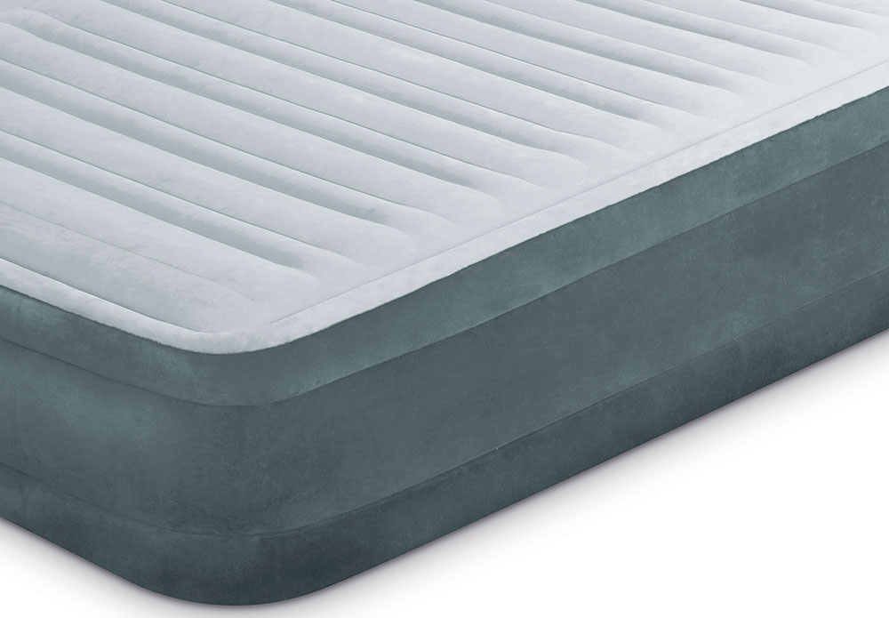 Надувная кровать 99х191х33см "Comfort-Plush" встр.нас. 220В, до 136кг, Intex 67766