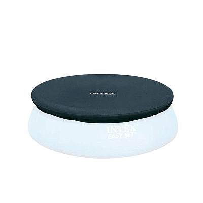 Тент для бассейнов с надувным бортом Easy Set 366см (D345х30см), Intex 28022