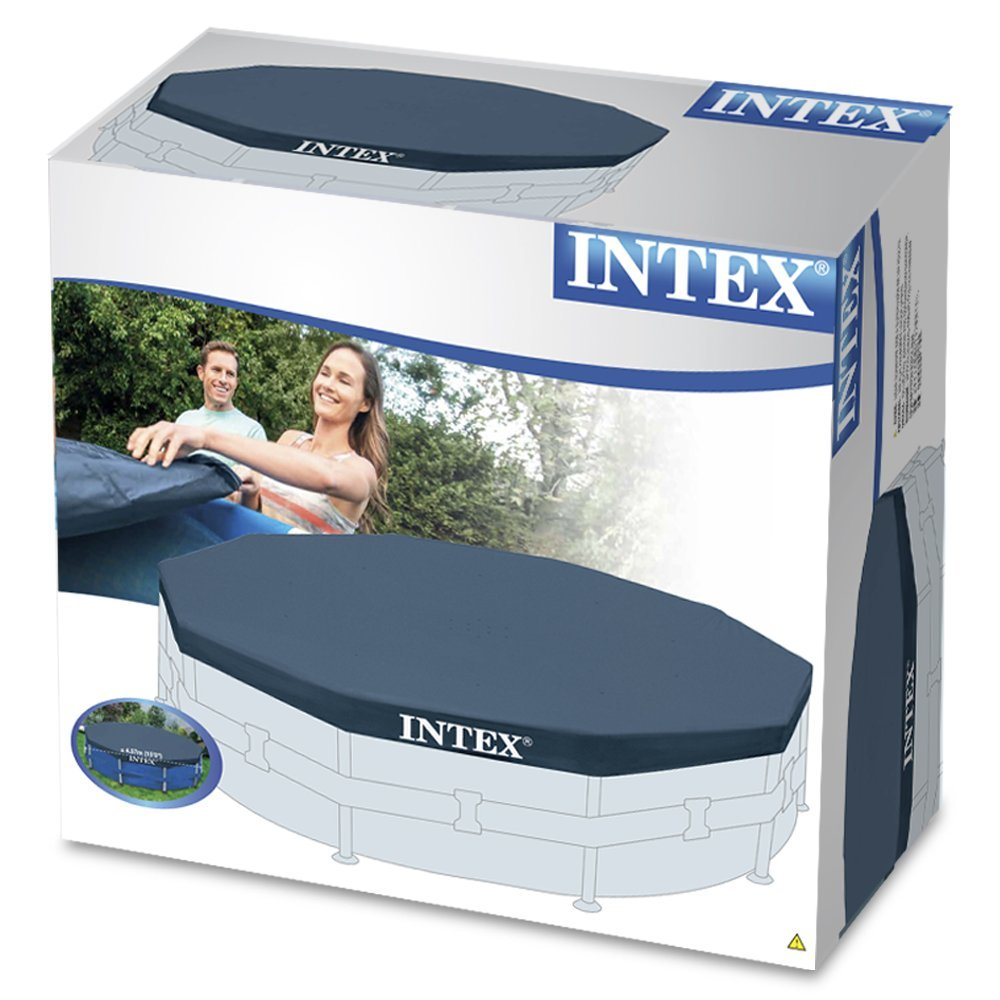 Тент для каркасного бассейна Metal Frame 366см (D366х25см), Intex 28031