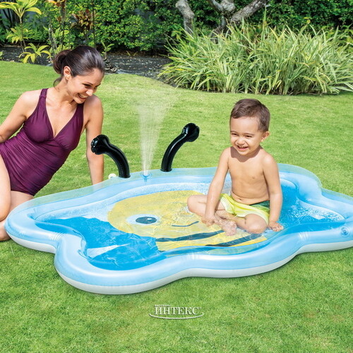 Игровой коврик с разбрызгивателем, 127х102х28см, от 2 лет, Intex 58434