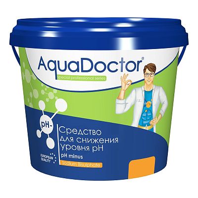 PH Минус, 10кг ведро, гранулы для понижения уровня pH воды (PHM-10), AquaDoctor AQ2488