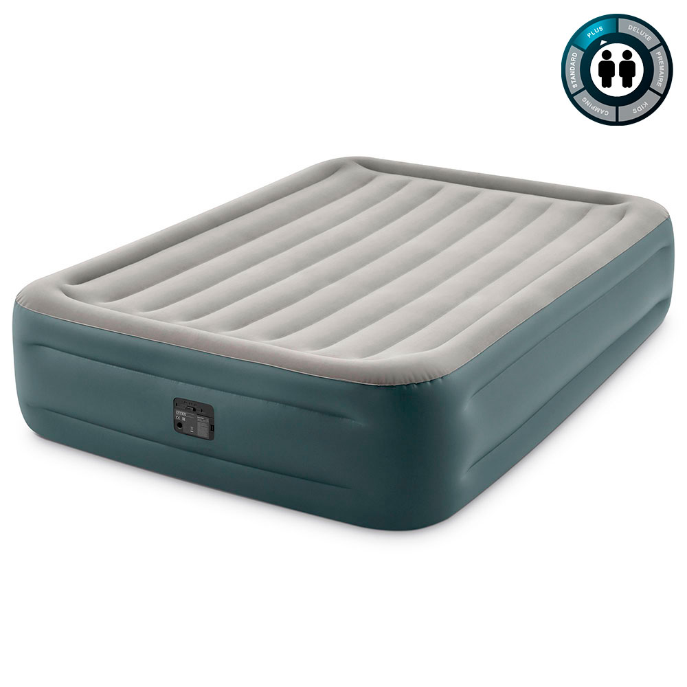Надувная кровать 152х203х46см "Essential" встр.нас. 220В, до 272кг, Intex 64126