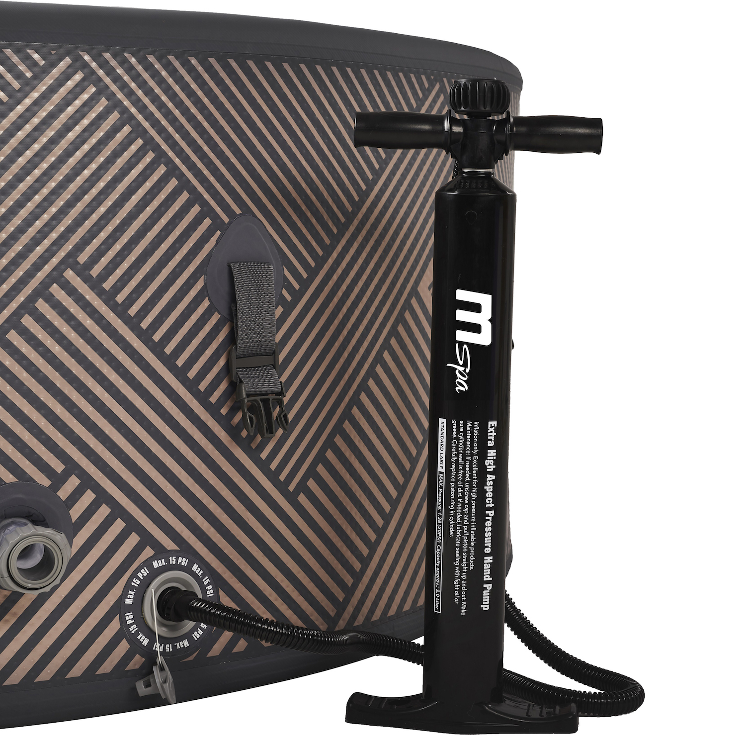 СПА-бассейн 192х65см "Mono" 1120л, круглый, аэромассаж, MSpa F-MO082WE