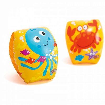 Нарукавники 20х15см "Подводный мир" 3-6 лет, Intex 56662