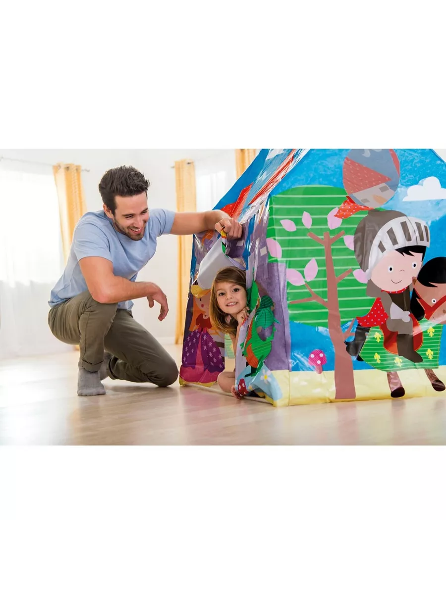 Игровой центр 95х75х107см "Домик" 3-6 лет, Intex 45642