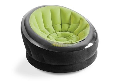 Надувное кресло 112х109х69см "Empire" зеленое, Intex 68581