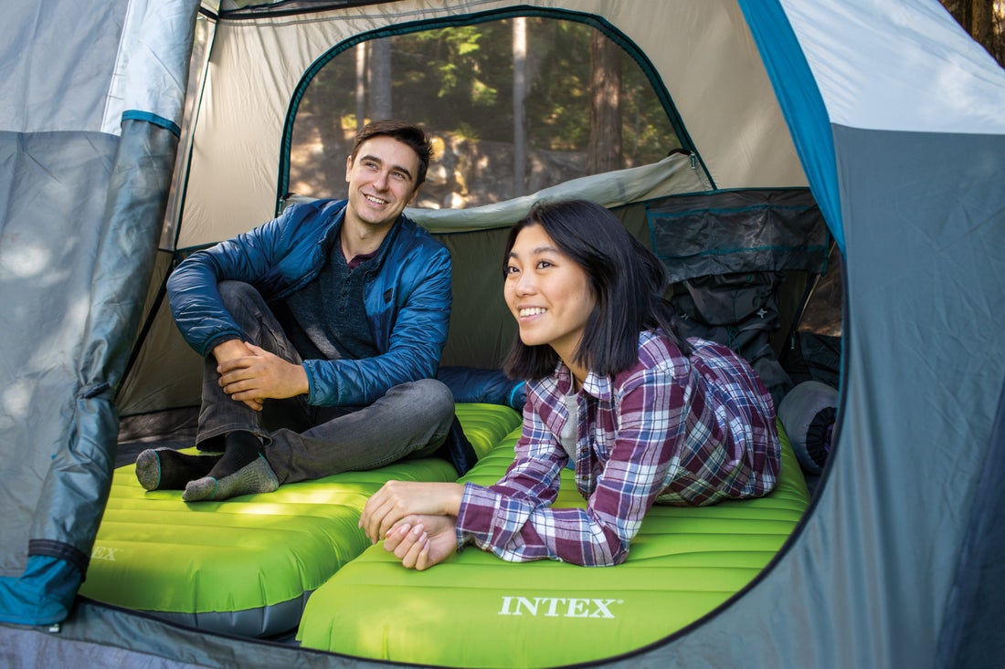 Надувной матрас 76х191х17см "Truaire Outdoor Camping", до 136кг, Intex 64097