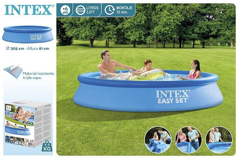 Бассейн Easy Set 305х61см, 3077л, Intex 28116