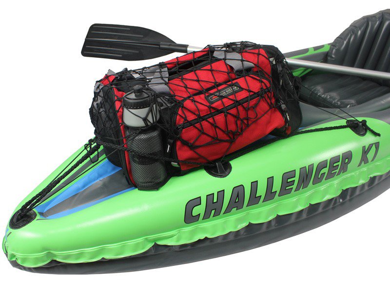 Надувная байдарка "Challenger K1" 274х76х38см, алюм.весло 218см, насос 68614, транс.сеть, до 100кг, Intex 68305