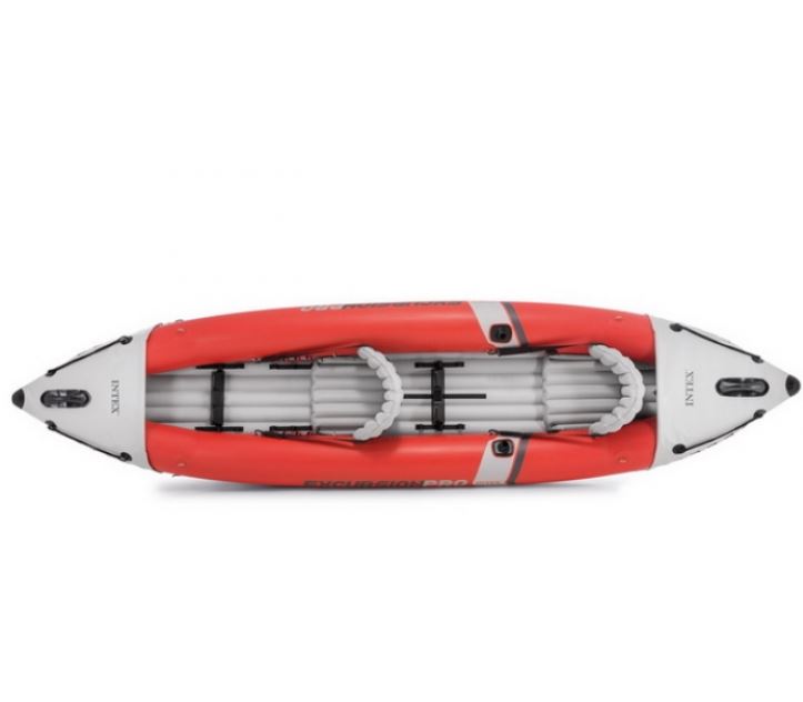 Надувная байдарка "Excursion Pro K2" 384х94х46см, алюм.вёсла 218см, насос 68605, до 180кг, Intex 68309