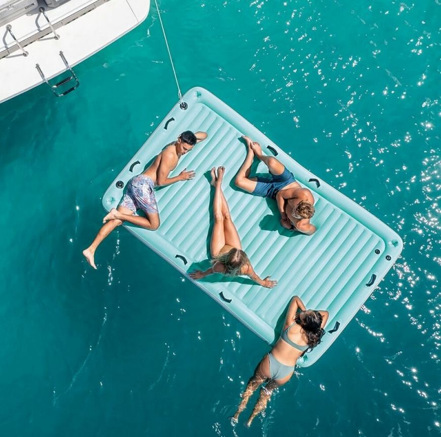 Надувной матрас-платформа для плавания 301х183х18см "Водный лаундж" до 400кг, Intex 56289