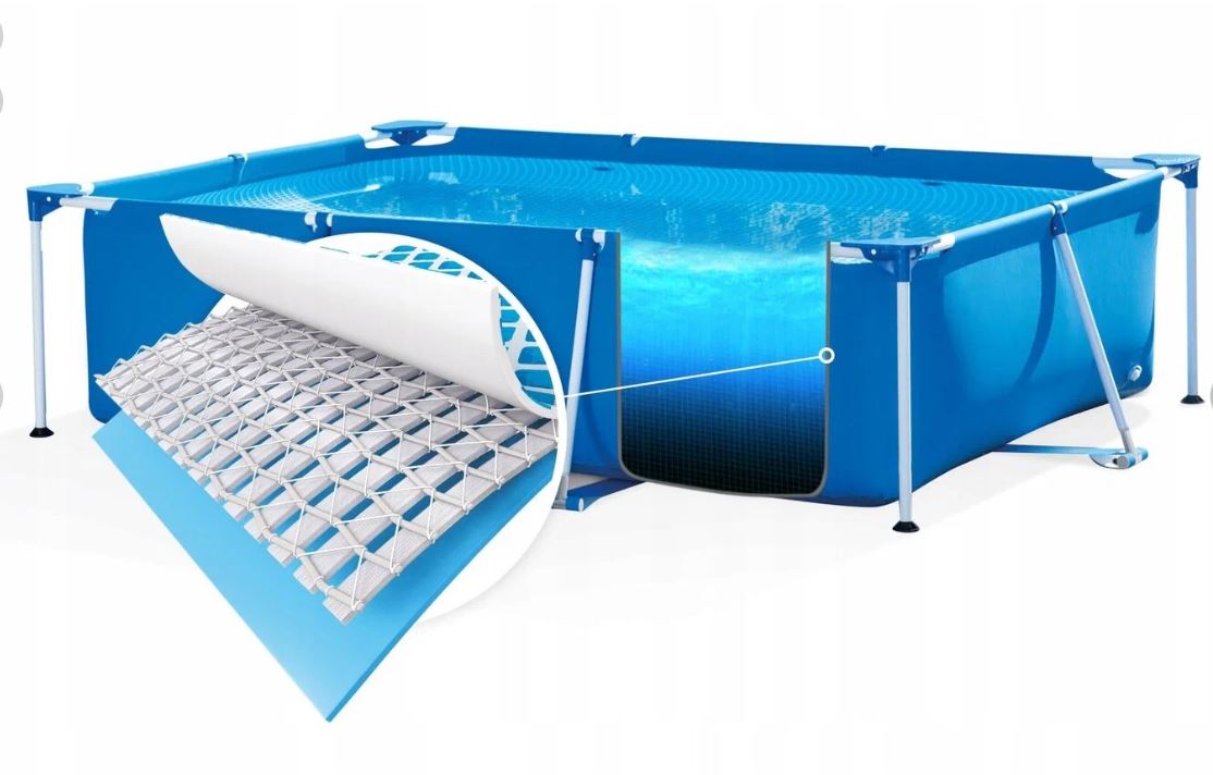 Каркасный прямоугольный бассейн 220х150х60см, 1662л, Intex 28270