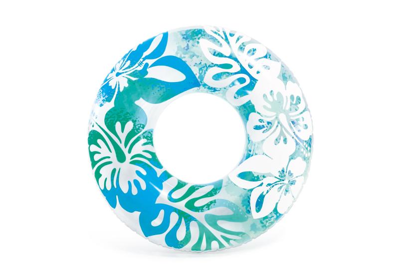 Надувной круг 91см "Ясный цвет" до 60кг, от 9 лет, 3 цвета, Intex 59251