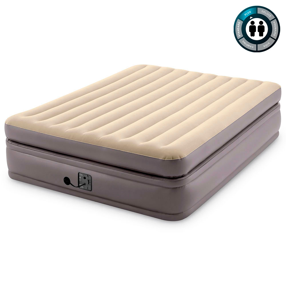 Надувная кровать 152х203х51см "Prime Comfort" встр.нас. 220В, до 272кг, Intex 64164