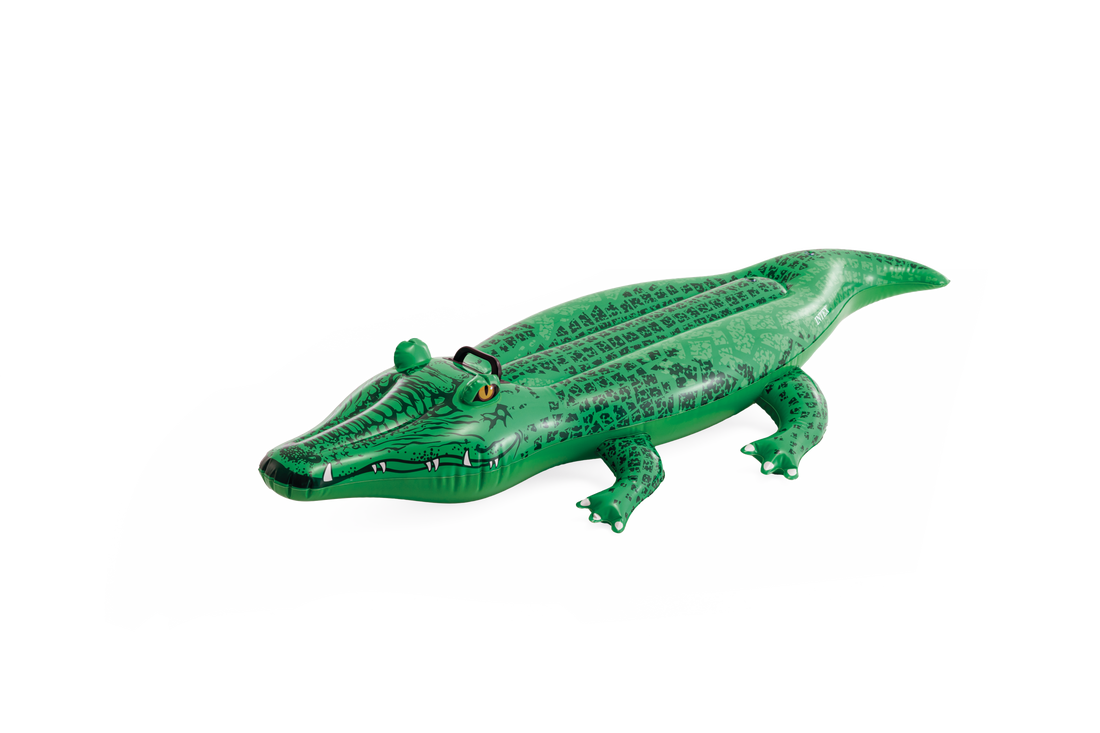 Надувная игрушка-наездник 168х86см "Крокодил" до 40кг, от 3 лет, Intex 58546