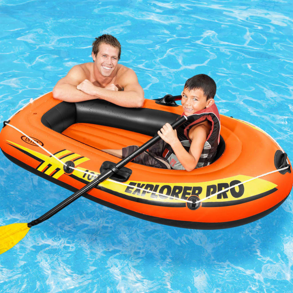 Надувная лодка "Explorer Pro 100" 160х94х29см, до 80кг, Intex 58355