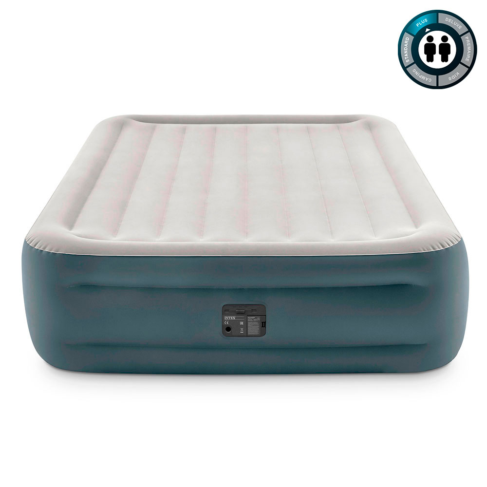 Надувная кровать 152х203х46см "Essential" встр.нас. 220В, до 272кг, Intex 64126