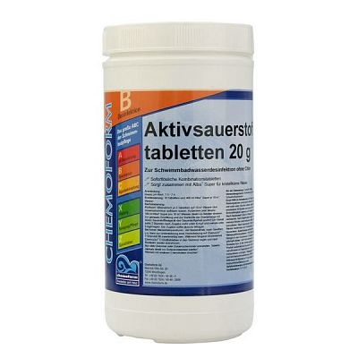 Аквабланк О2 в таблетках (20 г) 1кг, Chemoform 0595001