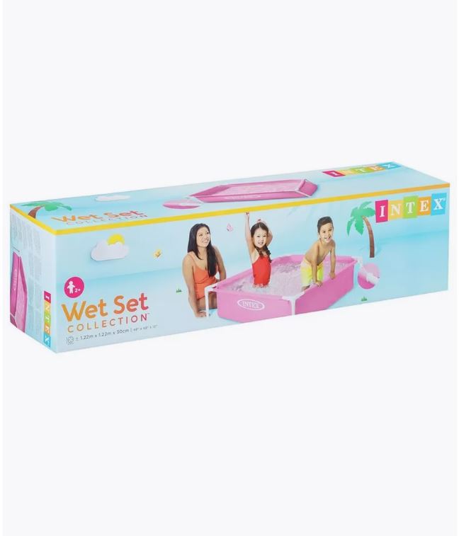 Каркасный бассейн Mini Frame 122х122х30см, 342л, от 2 лет, Intex 57172