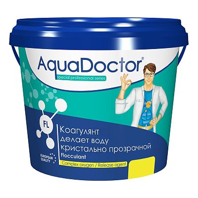 ФЛОКУЛЯНТ, 25кг ведро, гранулы, коагулирующий препарат, быстрорастворимый (FL-25), AquaDoctor AQ18579