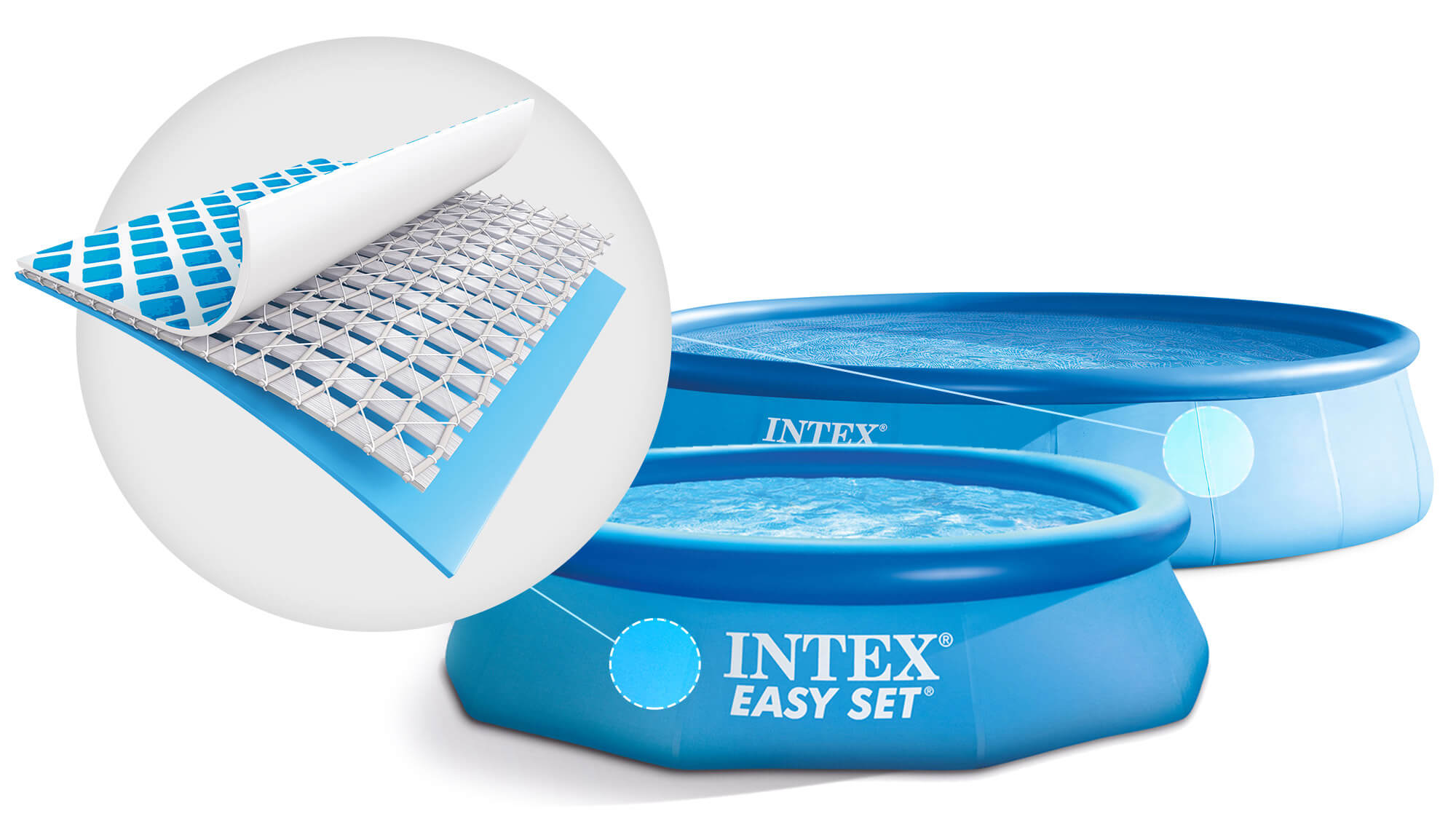 Бассейн Easy Set 305х61см, 3077л, Intex 28116