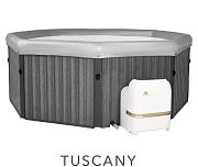 MSpa F-TU062W СПА-бассейн 193х193х73см "Tuscany" 1100л, шестигранный, аэромассаж(2 коробки A.B.)