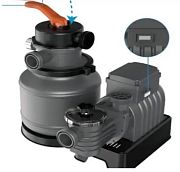 STERMAY 57006-2 Песочный фильтр-насос 250w, 8,7/6,8 м3/ч, резервуар для песка 12кг, фракция 0.45-0.85мм