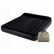 Intex У64144 Надувной матрас с подголовником Pillow Rest Classic Bed Fiber-Tech, 183х203х25см