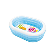 Intex 57482 Детский надувной бассейн 163х107х46см "Морские друзья" 230л, от 3 лет