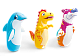 Надувная игрушка-неваляшка, от 3 лет, 3 вида, Intex 44669