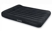 Intex 66781 Надувной матрас 152х203х23см "Classic" с подголовником, встр.насос 220В, до 272кг