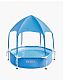 Каркасный бассейн Canopy Metal Frame 183х38см с навесом, 700л, Intex 28209