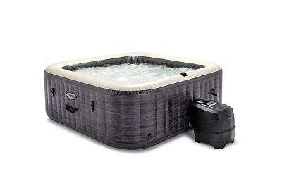 СПА-бассейн 175х71см "Greystone Deluxe" 795л, квадратный, аэромассаж, Intex 28450