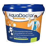 AquaDoctor AQ15971 ХЛОР, 1кг ведро, табл.200гр, медленнорастворимый, на основе 90% активного хлора (C90T-1)